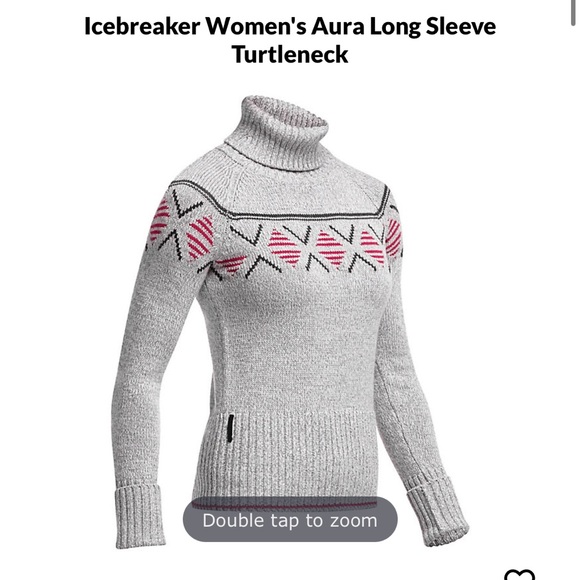 Icebreaker Aura Long-Sleeve Turtleneck Sweater - Picture 1 of 7